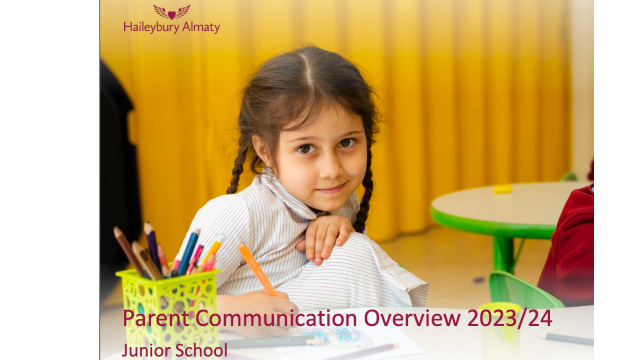 Parent Communication Overview Junior School 2023-2024