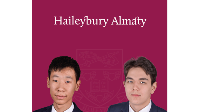 Haileybury Almaty pupils were awarded the Medal of the President 