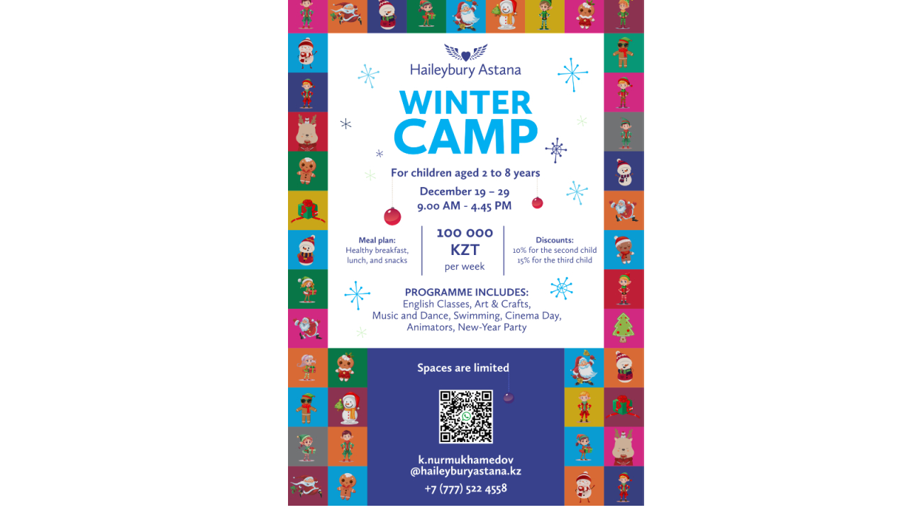 Register for the Haileybury Astana Winter Camp