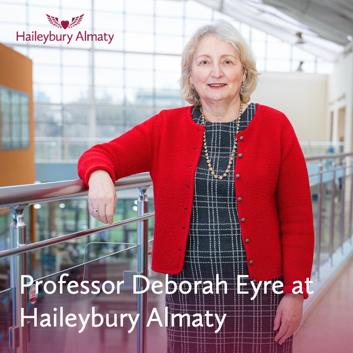Professor Deborah Eyre at Haileybury Almaty