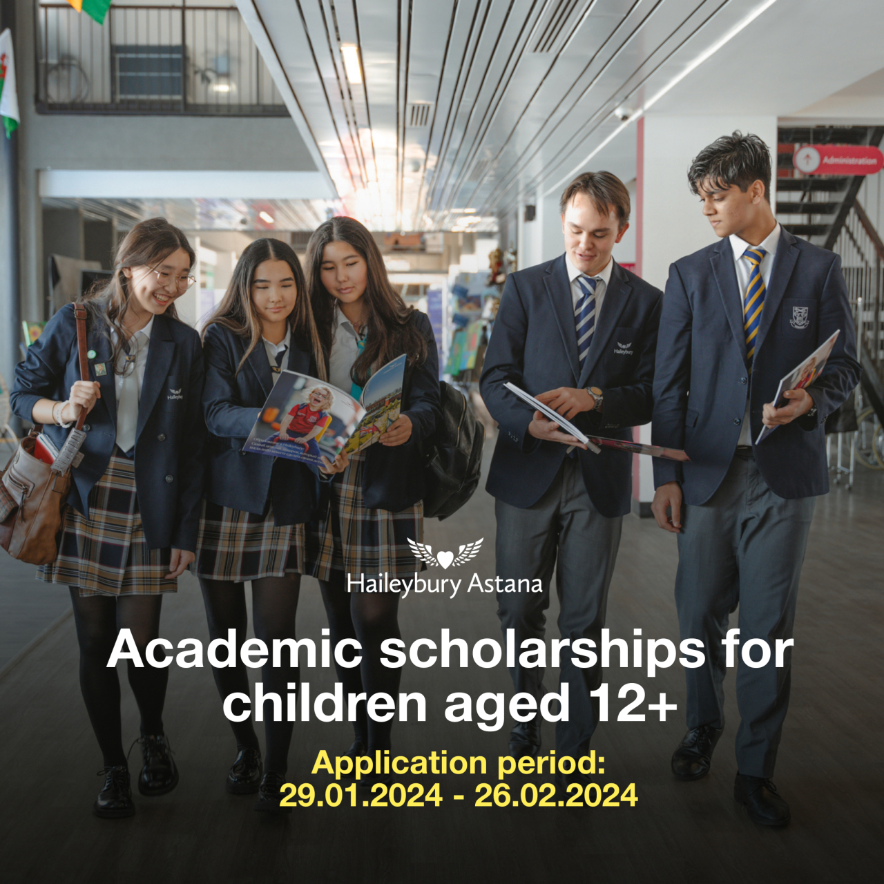 Haileybury Astana Scholarships for pupils aged 12+